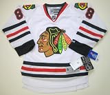 NHL Reebok Chicago Blackhawks Patrick Kane Youth Stitched Premier S/M Jersey White