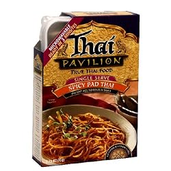 Thai Pavilion Single Serve Microwavable Spicy Pad Thai, 2.79-Ounce Boxes (Pack of 6)