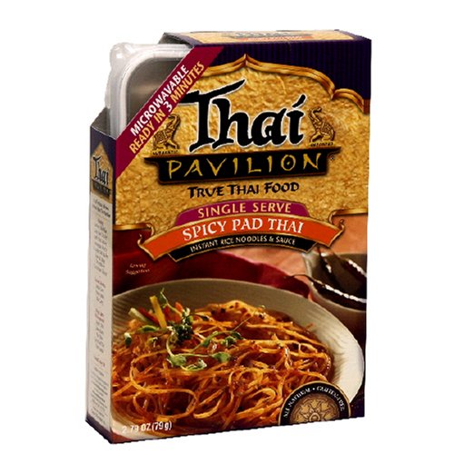 Thai Pavilion Single Serve Microwavable Spicy Pad Thai, 2.79-Ounce Units (Pack of 6)
