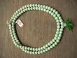 Pearl Beads Japa Mala Medition for Moon (Chandra) 108+1 Yoga Beads