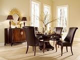 Bob Mackie Home Signature Feather Round Table Set - American Drew