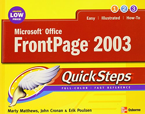 microsoft office frontpage 2003 quicksteps