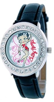 Betty Boop Women's Leather Band Watch Model #BB-W365A