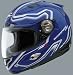 Scorpion EXO-1000 Apollo Full Face Motorcycle Helmet Blue Large New