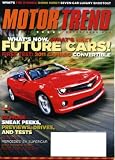 Motor Trend March 2011 Camaro Convertible on Cover, Mercedes EV Supercar, 2012 Honda Civic, Ford's New Escape, Hyundai Elantra, Mercedes Benz SLS E-Cell, Audi Q7 TDI, Ford Explorer, Jeep Wrangler
