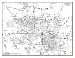 Metropolitan Phoenix Arterial Streets Notebook Map - 50 Count: Phoenix Mapping Service ...