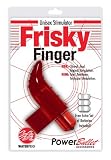Power Bullet 3-Speed Wireless, Waterproof Frisky Finger Stimulator, Red