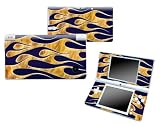 Bundle Monster Nintendo Ndsi Dsi Nds Ds i Vinyl Game Skin Case Art Decal Cover Sticker Protector Accessories - Blue Flame