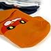 KF Baby Boy Non-Skid Cozy Soft Cotton Socks Value Pack [Set of 4 pairs, White, Grey, Orange, Dark Blue], for 12 - 24 months
