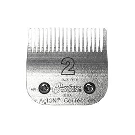 Oster Professional 76918-126 Replacement Blade with AgIon Antimicrobial Coating for Classic 76/Star-Teq/Power-Teq Clippers, Size #2, 1/4" (6.3mm)