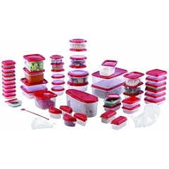 TV Original - Maxx Cuisine 2052 Gefrierdosen Set 112-teilig, rot