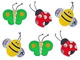 More FLATTIES Bugs Crinkle Cat Toys - 6 Pack