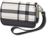 Olympus CASE LEATHER CTTN PLAID CREAM