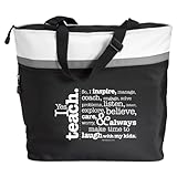 Teacher Peach I Teach Jumbo Tote - The PERFECT Gift for Teachers!