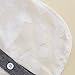 ANNCY Womens Crystal Flower Shirt Fake Collar Detachable Chiffon White