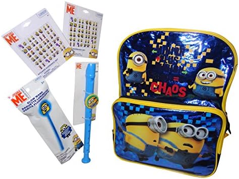 Minions Packbag 16" Blue with Bag Front