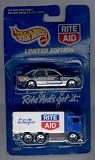 Hot Wheels 1997-19904 LIMITED EDITION Rite AID 2 CAR Pack 1:64 Scale