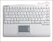Electronics : Keysonic 540RF MAC White Wireless keyboard with touchpad mouse