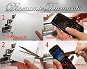 Diamante Diamante Extra Smooth Screen Protectors - Cut to Size: 3 pieces, measuring 16cm x 11.5cm each