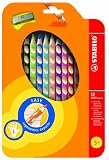 Produkt-Bild: STABILO EASYcolors 12er Etui mit Spitzer links - ergonomische Buntstifte