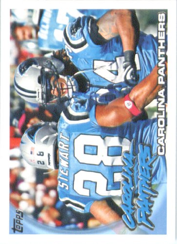 2010 Topps NFL Football Card # 171 Jonathan Stewart TC - Carolina Panthers (Team Card) NFL Trading Card in a Protective ScrewDown Case!