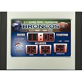 Denver Broncos Alarm Clock Scoreboard
