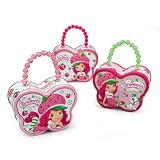 Butterfly Shale - Handle Laying Pretty Strawberry Shortcake Tin Box - Strawberry Shortcake Purse'