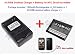 AC/USB Desktop Charger+Battery for HTC Droid Incredible cell phone Accessories