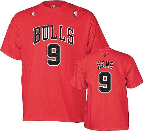 Luol Deng adidas Name and Number Chicago Bulls T-Shirt (Medium)