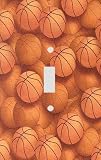 Basketball Collage Decorative Switchplate Cover