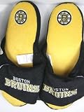 Boston Bruins NHL 2011 Open Toe Two Tone Hard Sole Slippers - L