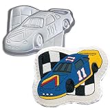 Wilton Race Car Cake Pan Mold (2105-1350, 1997) Retired Collectible + FREE BONUS Atari Ralli Sport Challenge PC CD-ROM Software Game