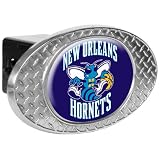 NBA New Orleans Hornets Metal Diamond Plate Trailer Hitch Cover