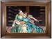 Artmasters Collection YK89794B-WW54 The Music Lesson Framed Oil Painting