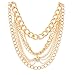 2 Pieces of Goldtone Adjustable Heel Chain with Combined Links and Stone (J-753)