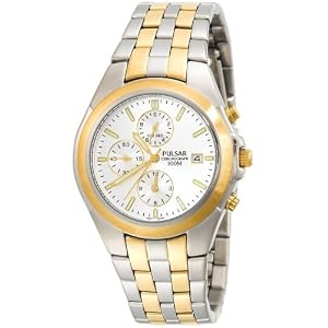 Pulsar Men's PF8208 Chronograph Two-Tone Stainless Steel Watch