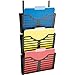Lorell 80666 Pocket File w/Hanger, 3/PK, Black