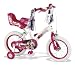 Sporting Goods : KidCool Serena Girls Bike - White/Pink, 14-Inch