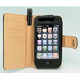 【Smart Holder for Biz】　iPhone 3GS／3G用　高級<strong>牛</strong>本革携帯ホルダー（ヨコ開きタイプ）