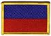 Liechtenstein without coat of arms Flag embroidered Iron-On Patch
