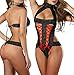 AnHua Womens Sexy Perspective Nightwear Sleepwear Lingerie Set Lace Lingerie for Sex, Black, One Size