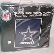 NFL Queen Raschel Throw - Dallas Cowboys plush blanket (76x94")