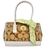 Coach Khaki White Tote 11557BKHWT