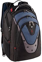 SwissGear Blue Ibex 17" Computer Backpack, 15"L x 10"W x 19"H
