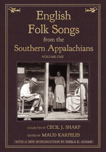 english folk songs from the southern appalachians vol 1