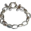 Tennis Bracelet Sterling Silver Jewelry Indian Gifts 8 inches (brclt223b)