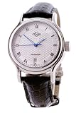 GV2 by Gevril Men's 4108L Classico Automatic Stainless Steel Leather Strap Watch