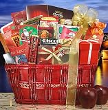 Red Essence Christmas Holiday Gift Basket