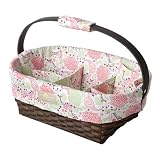 SaraBear Diaper Caddy - Pink Floral by SaraBear