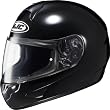 HJC Solid Men's CL-16 Sports Bike Racing Motorcycle Helmet w/ Free B&F Heart Sticker Bundle - Black